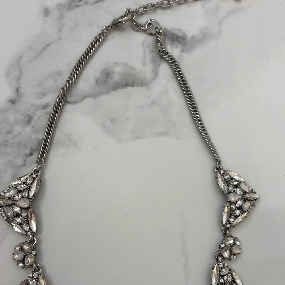 Chloe + Isabel Silver Filigree Statement Necklace - Picture 4 of 4